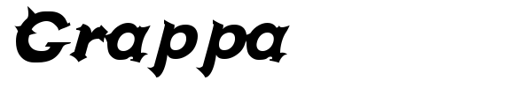 Grappa font