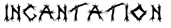 Incantation font