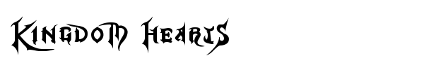 Kingdom Hearts font