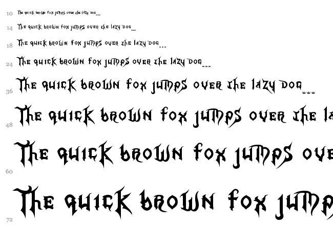 Kingdom Hearts font waterfall