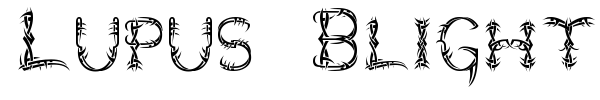 Lupus Blight font