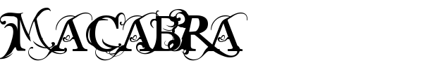 Macabra font