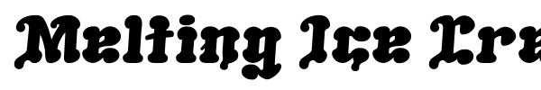 Melting Ice Cream G font