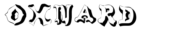 Oxnard font