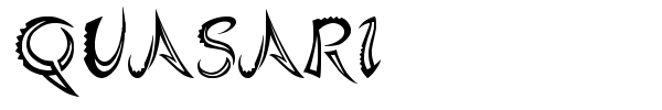 Quasari font