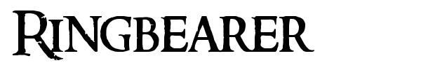 Ringbearer font