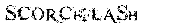 Scorchflash font
