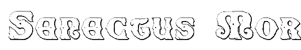 Senectus Morbus font preview