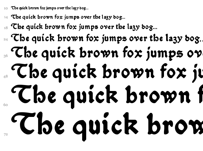 Serpentis Black font waterfall