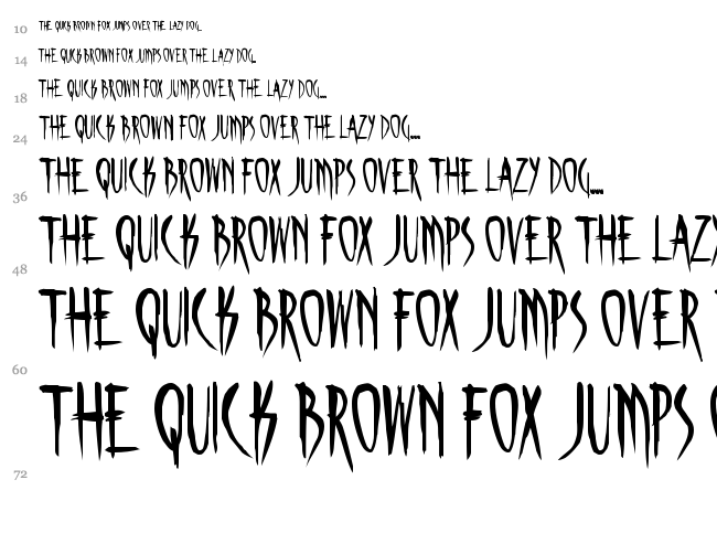 Skinner AOE font waterfall