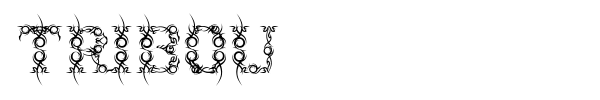 Tribou font preview