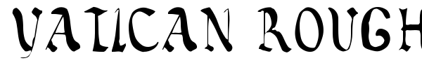 Vatican Rough Letters, 8th c. font