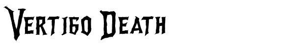 Vertigo Death font