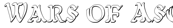 Wars of Asgard font preview