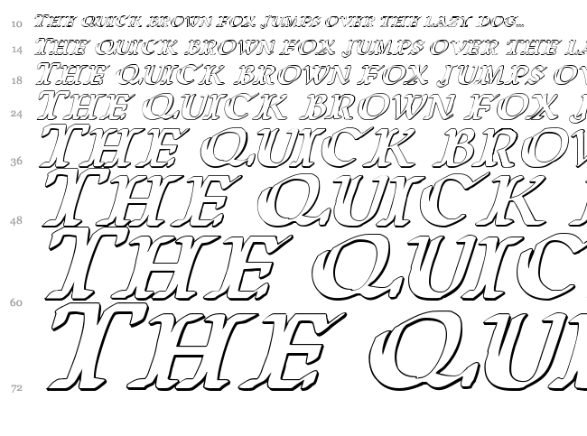 Wars of Asgard font waterfall