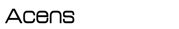 Acens font