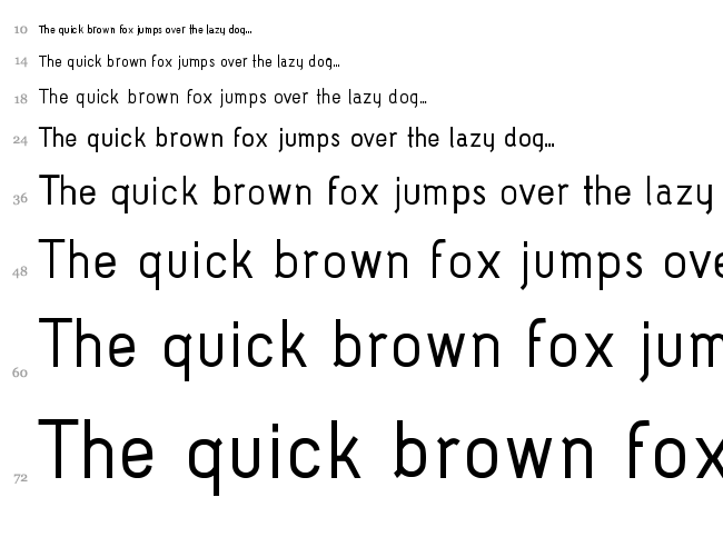 Acid font waterfall