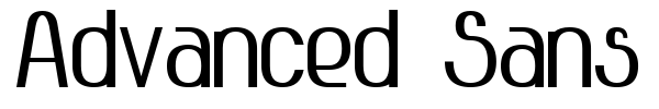 Advanced Sans Serif 7 font