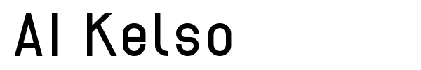 AI Kelso font