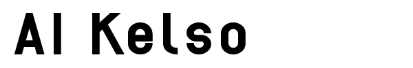 AI Kelso font preview