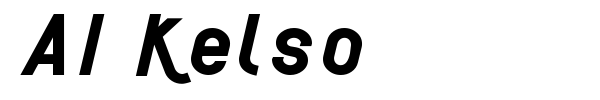 AI Kelso font preview