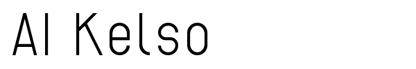 AI Kelso font preview
