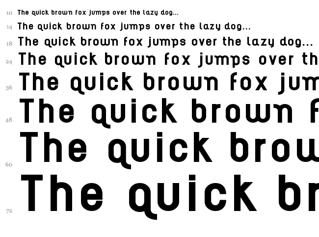AI Kelso font waterfall