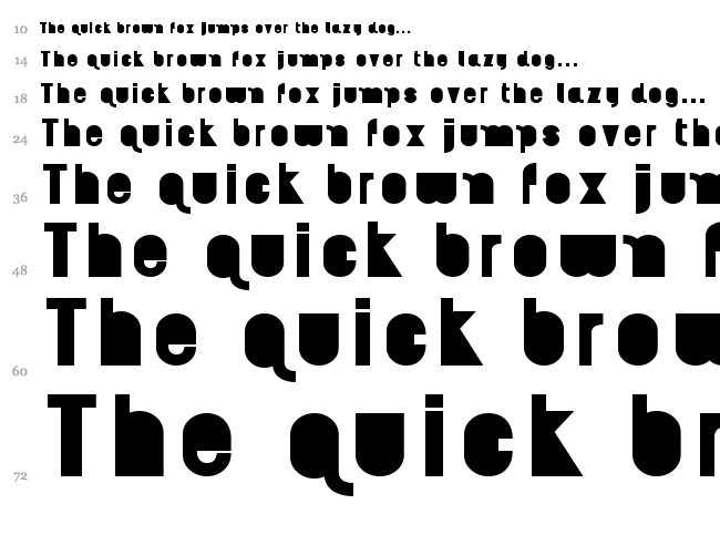 AI Kelso font waterfall