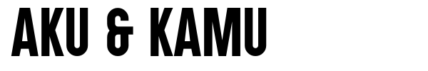 Aku & Kamu font