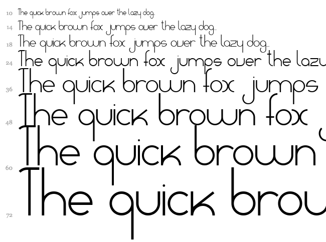 Amable font waterfall