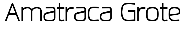 Amatraca Grotesque font