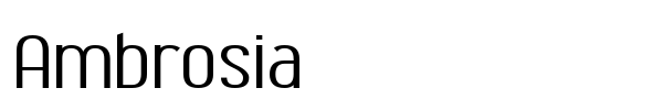 Ambrosia font