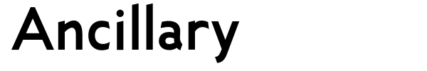 Ancillary font preview