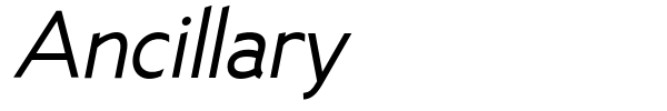 Ancillary font preview