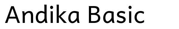 Andika Basic font