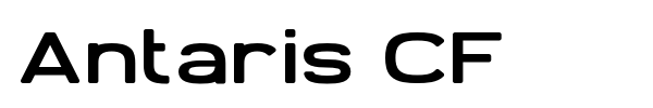 Antaris CF font
