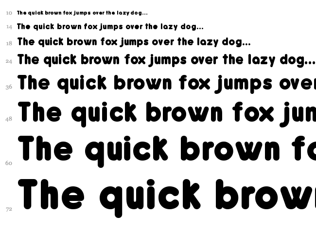 Antipasto font waterfall
