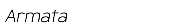 Armata font