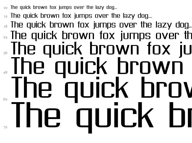 As seen on TV font waterfall