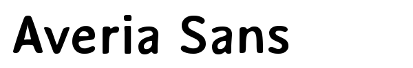 Averia Sans font preview