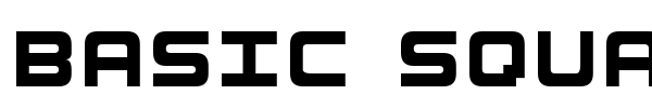 Basic Square 7 font