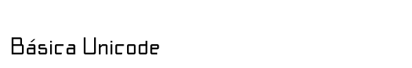 B??sica Unicode font