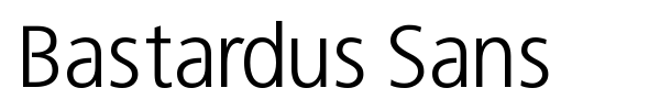 Bastardus Sans font