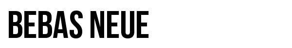 Bebas Neue font