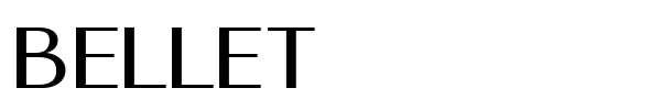 Bellet font