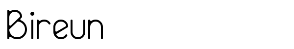 Bireun font