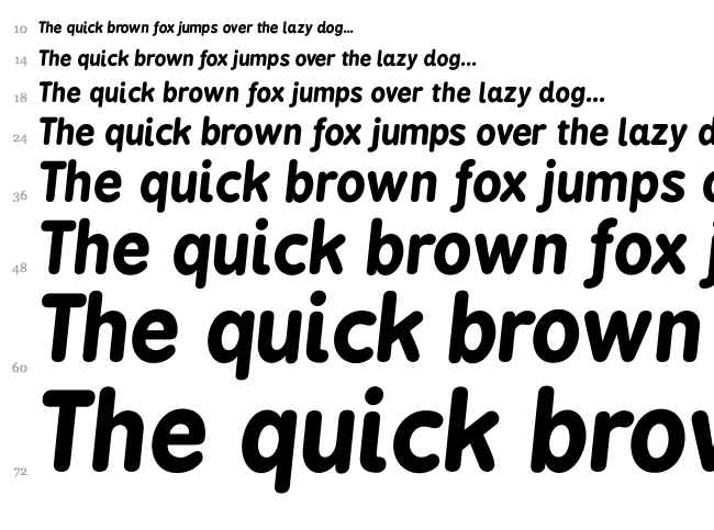 BPreplay font waterfall