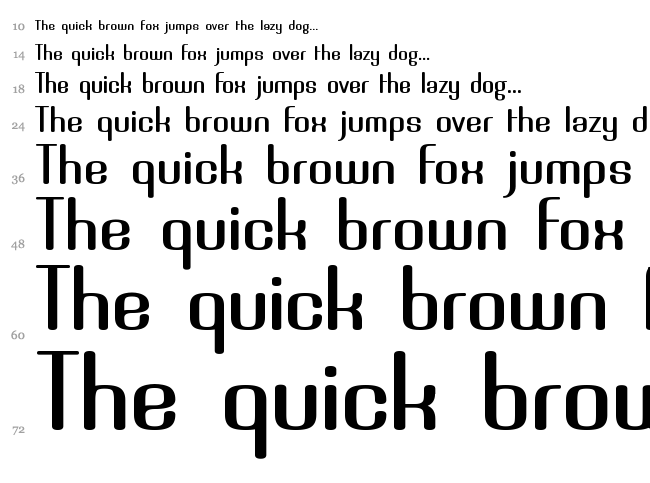 Brassiere font waterfall