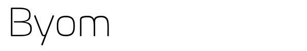 Byom font