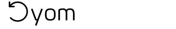 Byom font preview